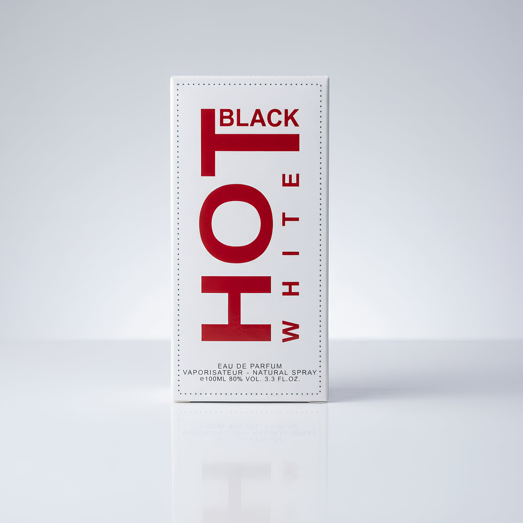 Bernard Dimitri Hot Black White Eau De Parfum Spray For Men 3.4 Ounce