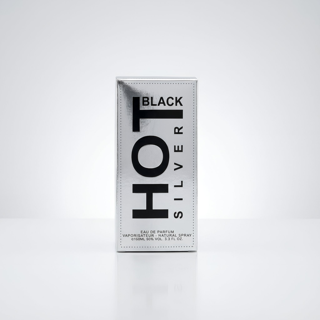 Bernard Dimitri Hot Black Silver Eau De Parfum Spray For Men 3.4 Ounce