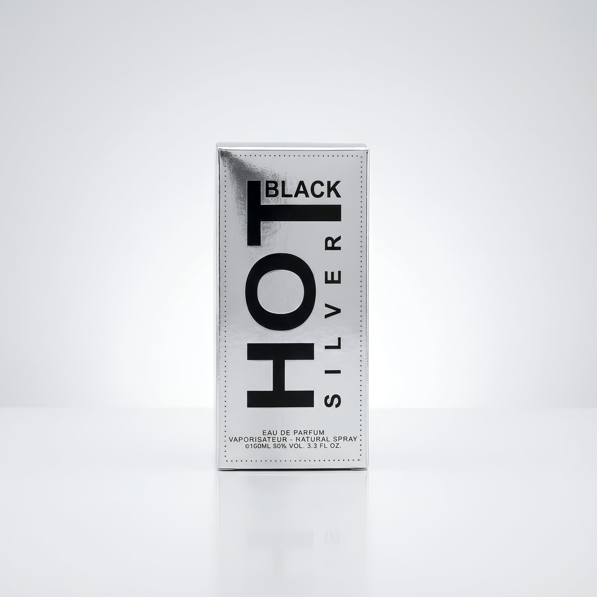 Bernard Dimitri Hot Black Silver Eau De Parfum Spray For Men 3.4 Ounce
