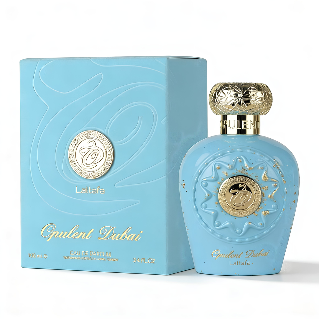 Lattafa Opulent Dubai Eau de Parfum Spray for Unisex, 3.4 Ounce