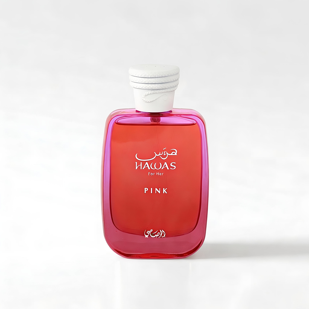 Rasasi Hawas Pink Eau de Parfum Spray for Women 3.4 Ounce