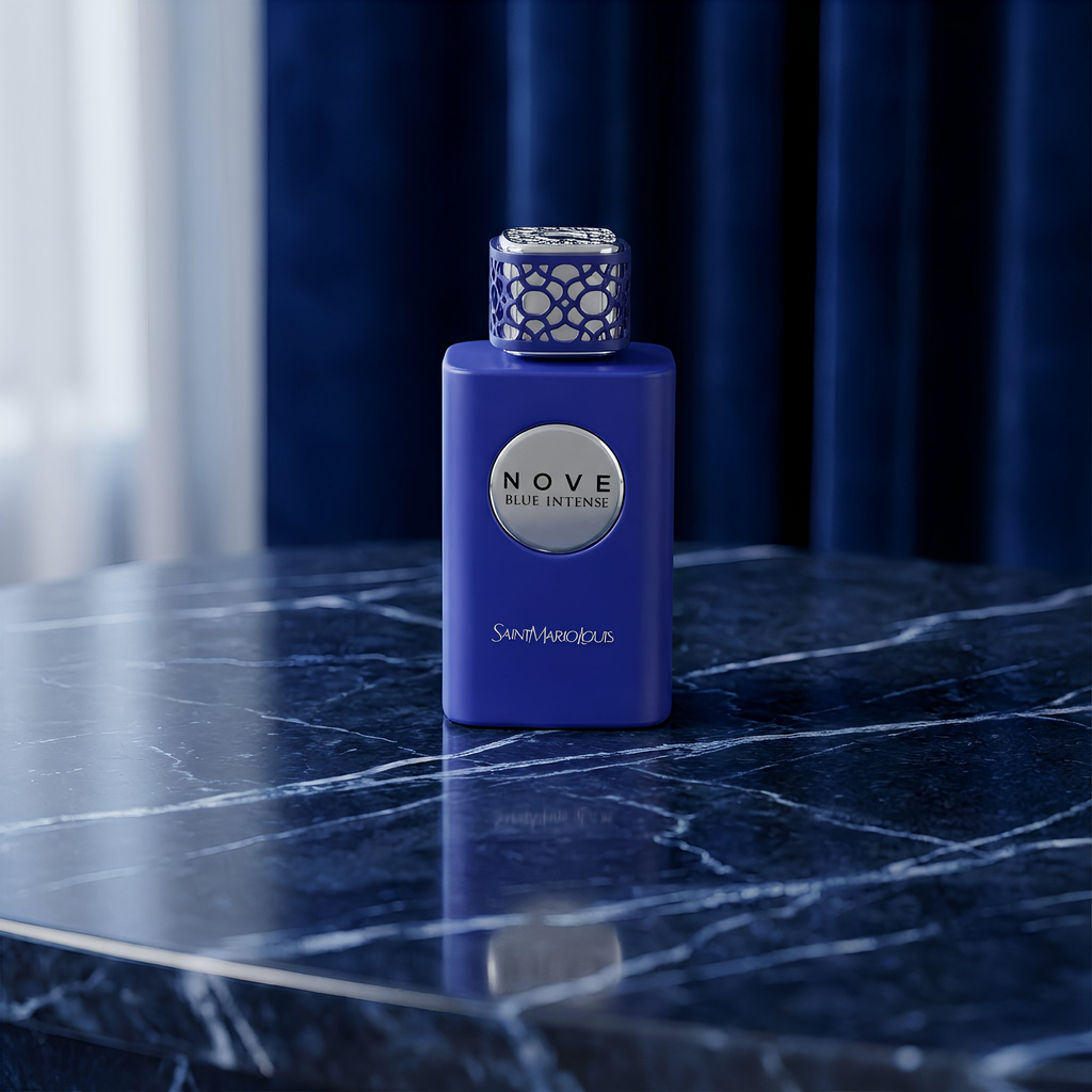 Saint Mario Louis Nove Blue Intense Eau De Parfum Spray For Unisex 3.4 Ounce