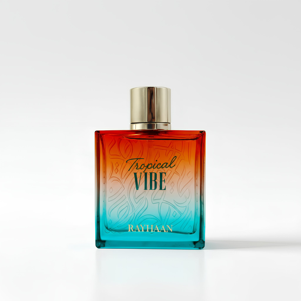 Rayhaan Tropical Vibe Eau de Parfum Spray for Unisex, 3.4 Ounce