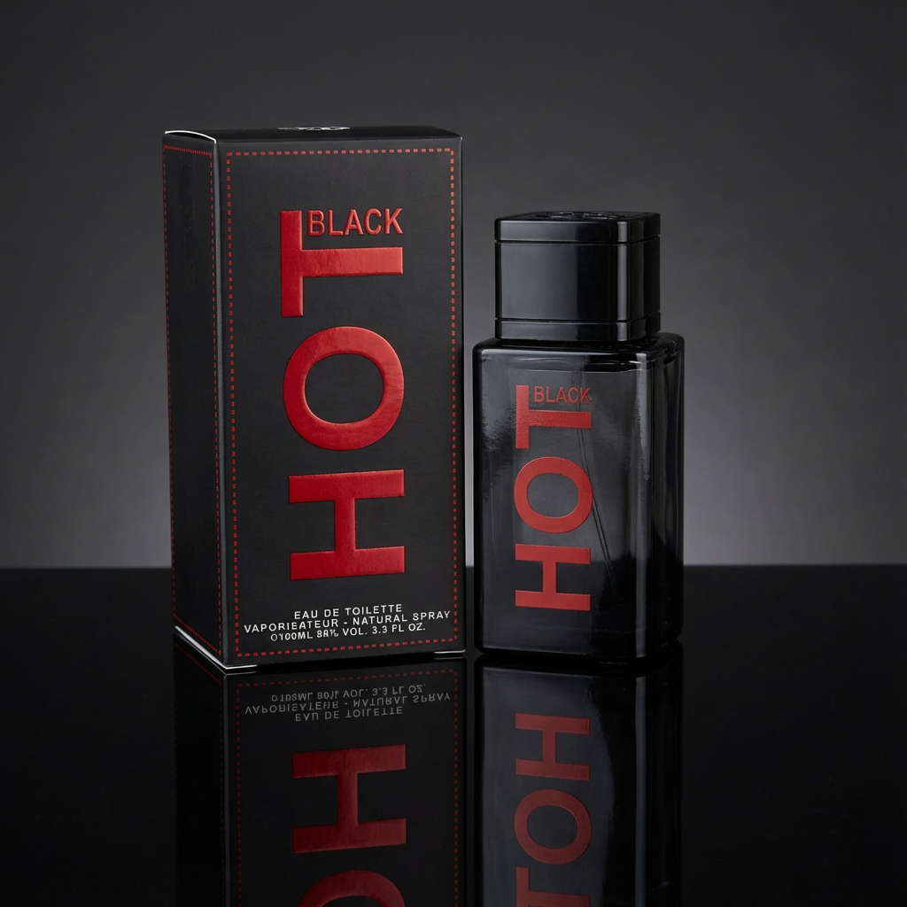 Bernard Dimitri Hot Black Eau De Parfum Spray For Men 3.4 Ounce