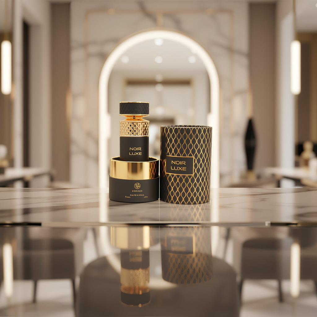 Amirage Noir Lux Eau De Parfum Spray For Unisex 2.72 Ounce