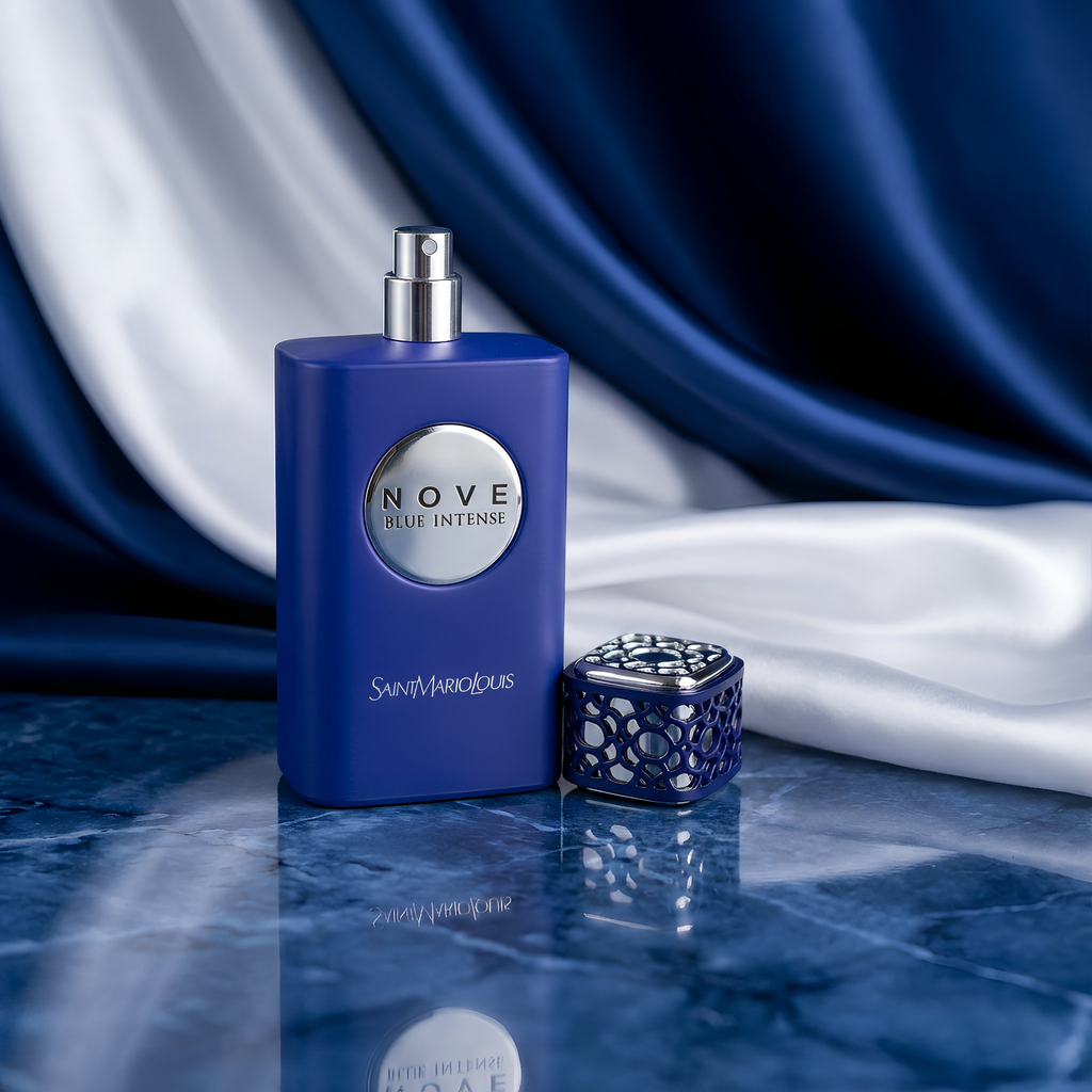 Saint Mario Louis Nove Blue Intense Eau De Parfum Spray For Unisex 3.4 Ounce