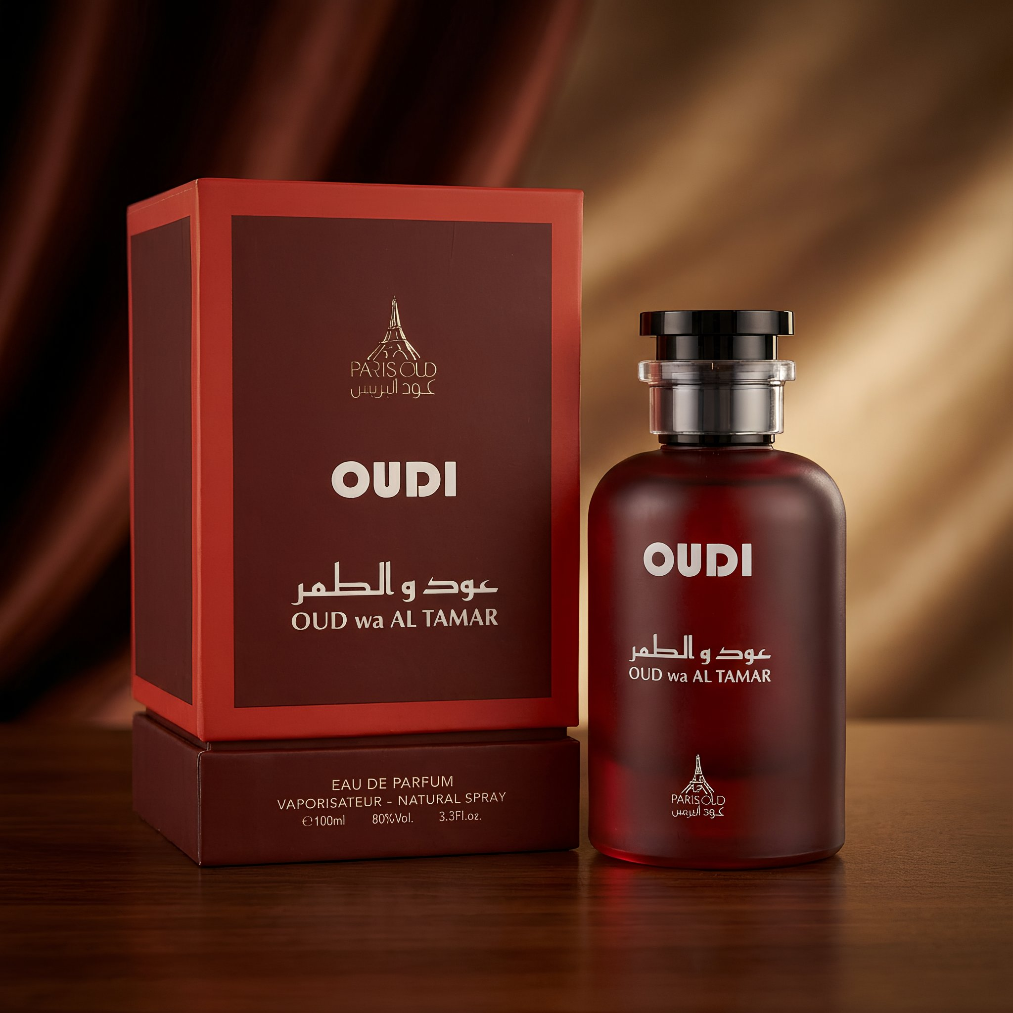 Paris Oud Oudi Oud Wa Al Tamar Eau De Parfum Spray For Unisex 3.4 Ounce