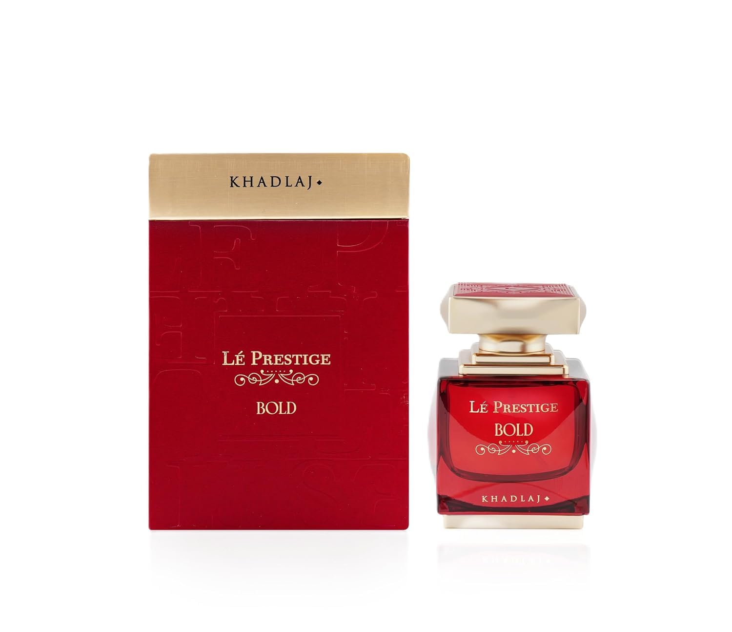 Khadlaj Lé Prestige Bold Eau de Parfum Spray for Unisex, 3.4 Ounce
