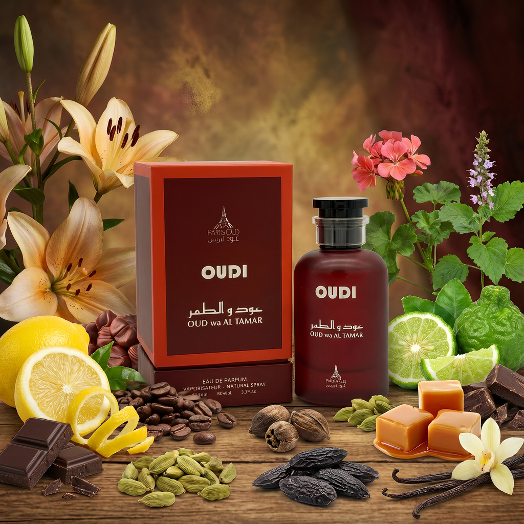 Paris Oud Oudi Oud Wa Al Tamar Eau De Parfum Spray For Unisex 3.4 Ounce