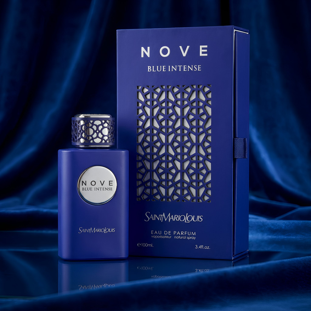Saint Mario Louis Nove Blue Intense Eau De Parfum Spray For Unisex 3.4 Ounce