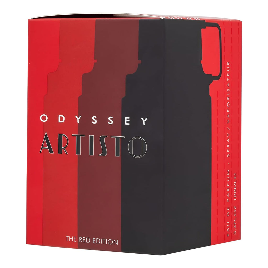 Armaf Odyssey Artisto The Red Edition Eau de Parfum Spray for Unisex 3.40 Ounce