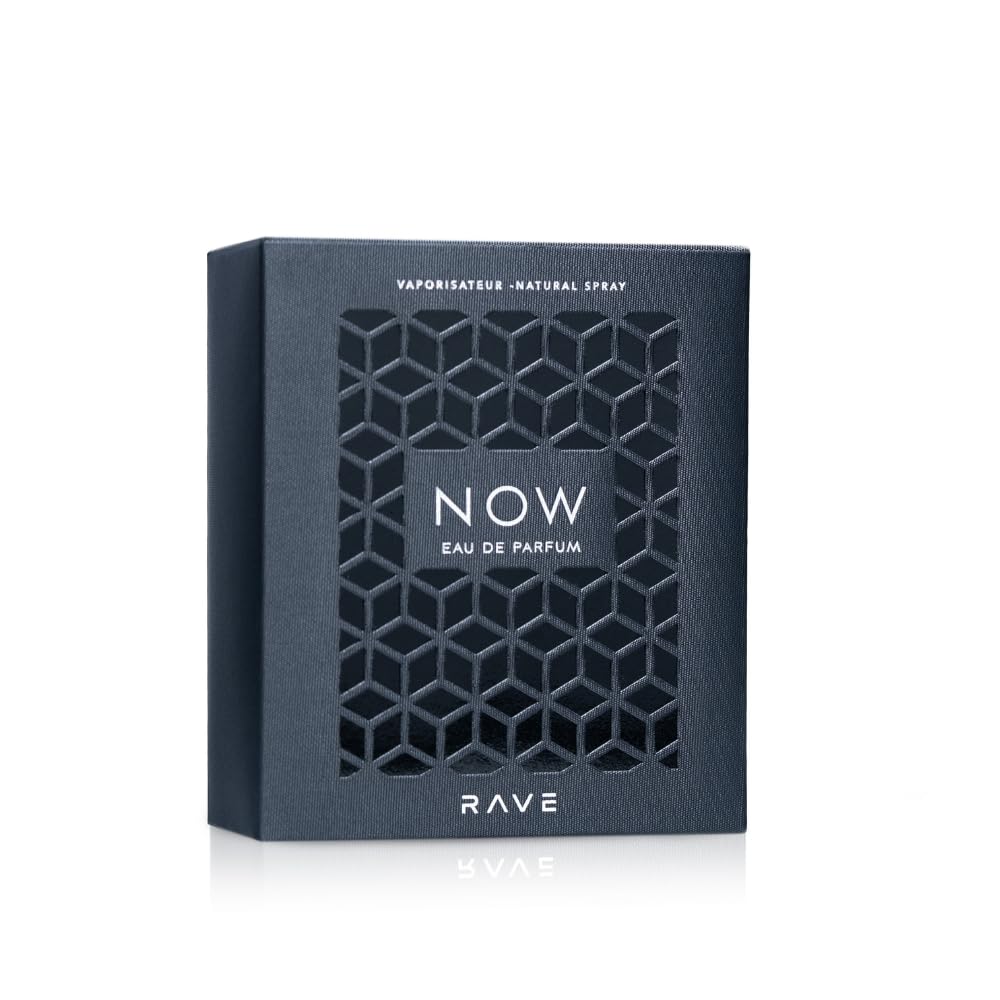 Lattafa Rave Now for Men Eau de Parfum Spray, 3.4 Ounce