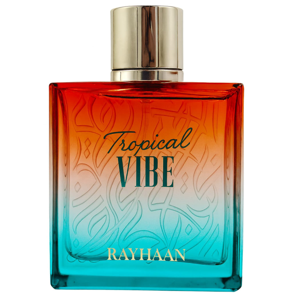 Rayhaan Tropical Vibe Eau de Parfum Spray for Unisex, 3.4 Ounce