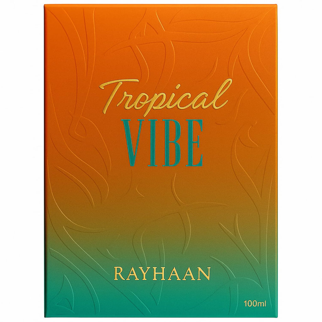 Rayhaan Tropical Vibe Eau de Parfum Spray for Unisex, 3.4 Ounce
