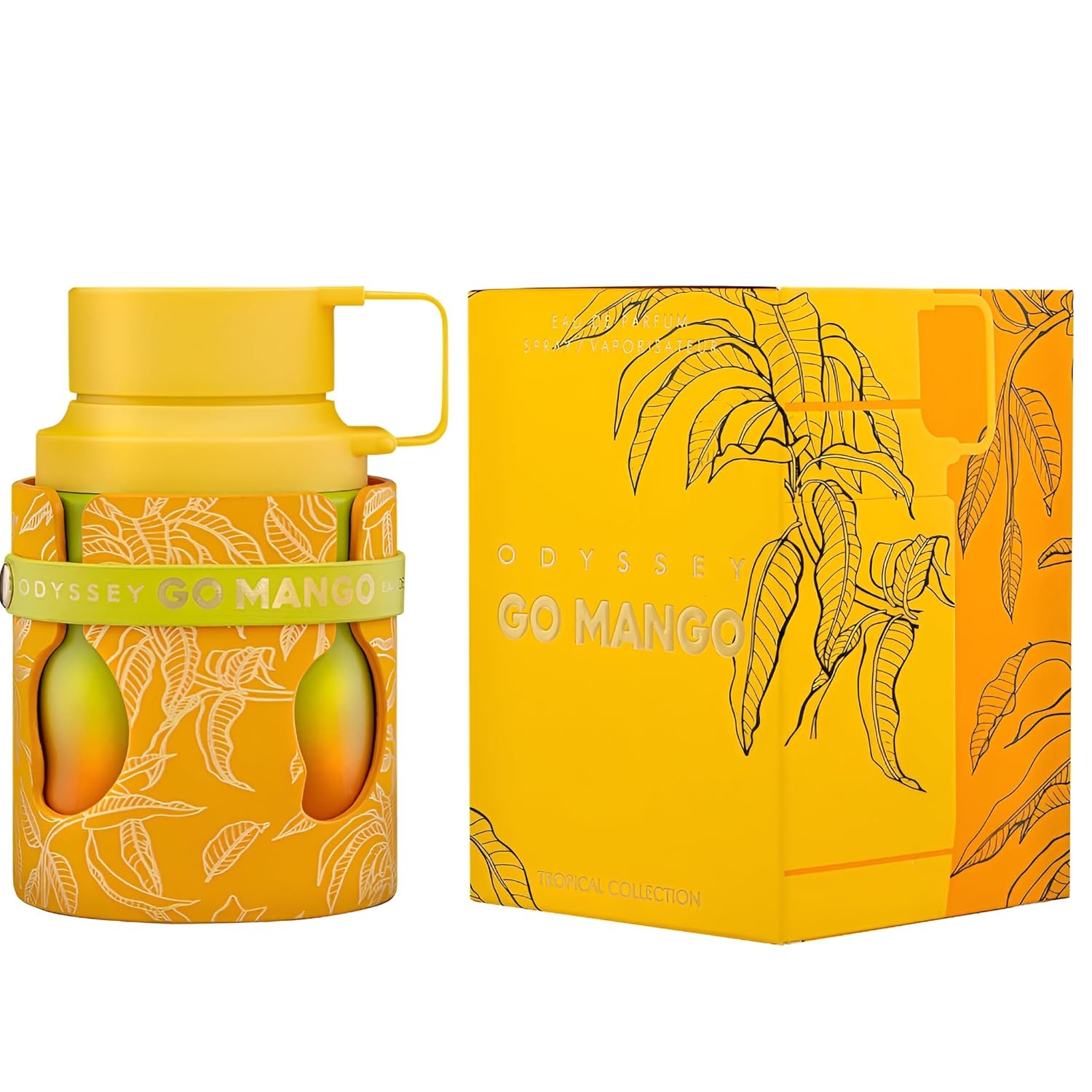 Armaf Odyssey Go Mango Tropical Collection Eau de Parfum Spray for Unisex 3.4 Ounce