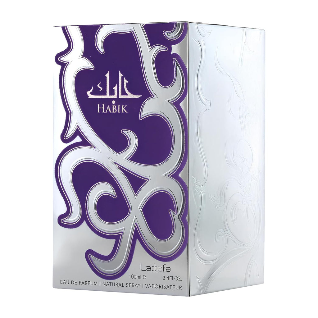 Lattafa Habik Eau de Parfum Spray for Men, 3.4 Ounce