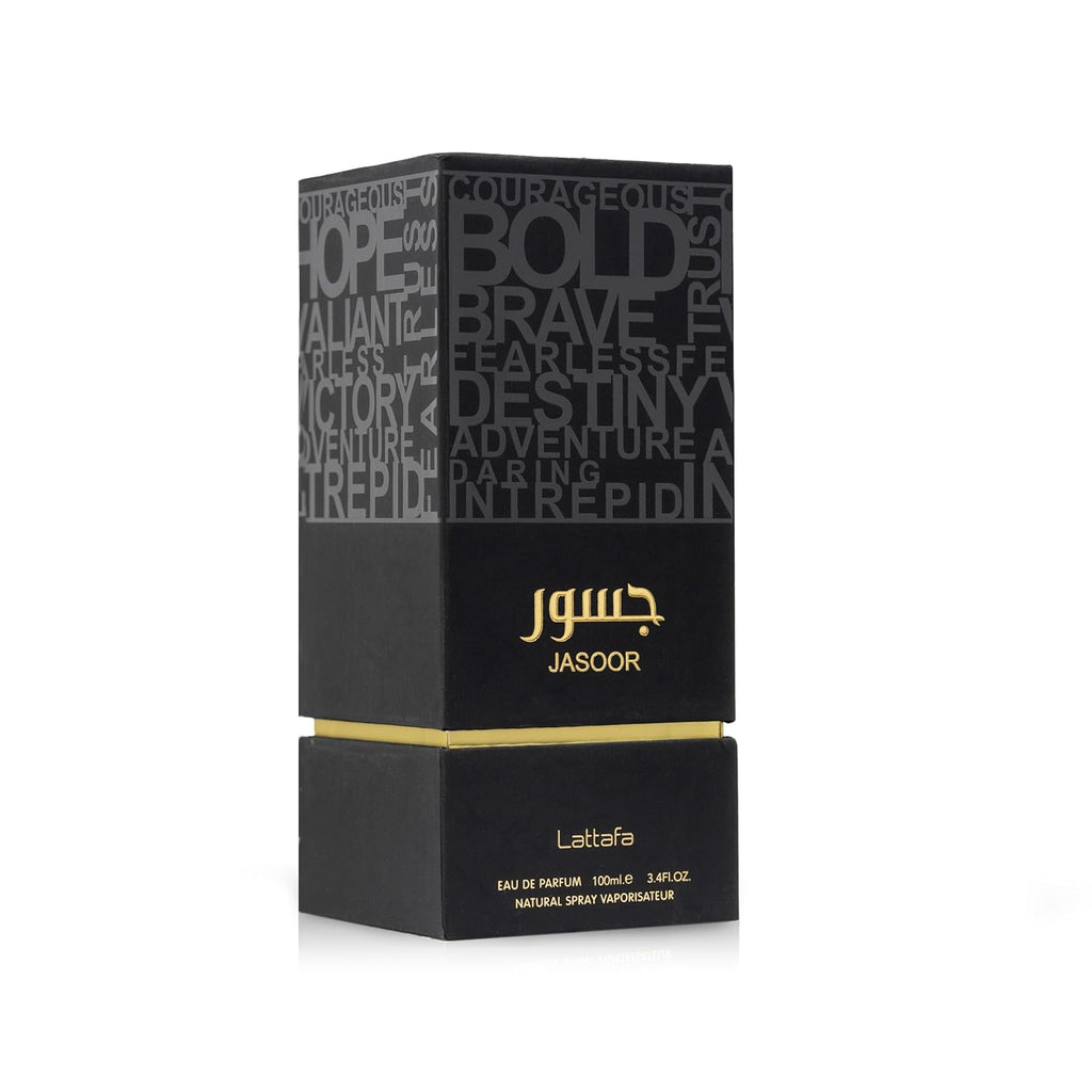 Lattafa Jasoor Eau De Parfum Spray for Men, 3.4 Ounce