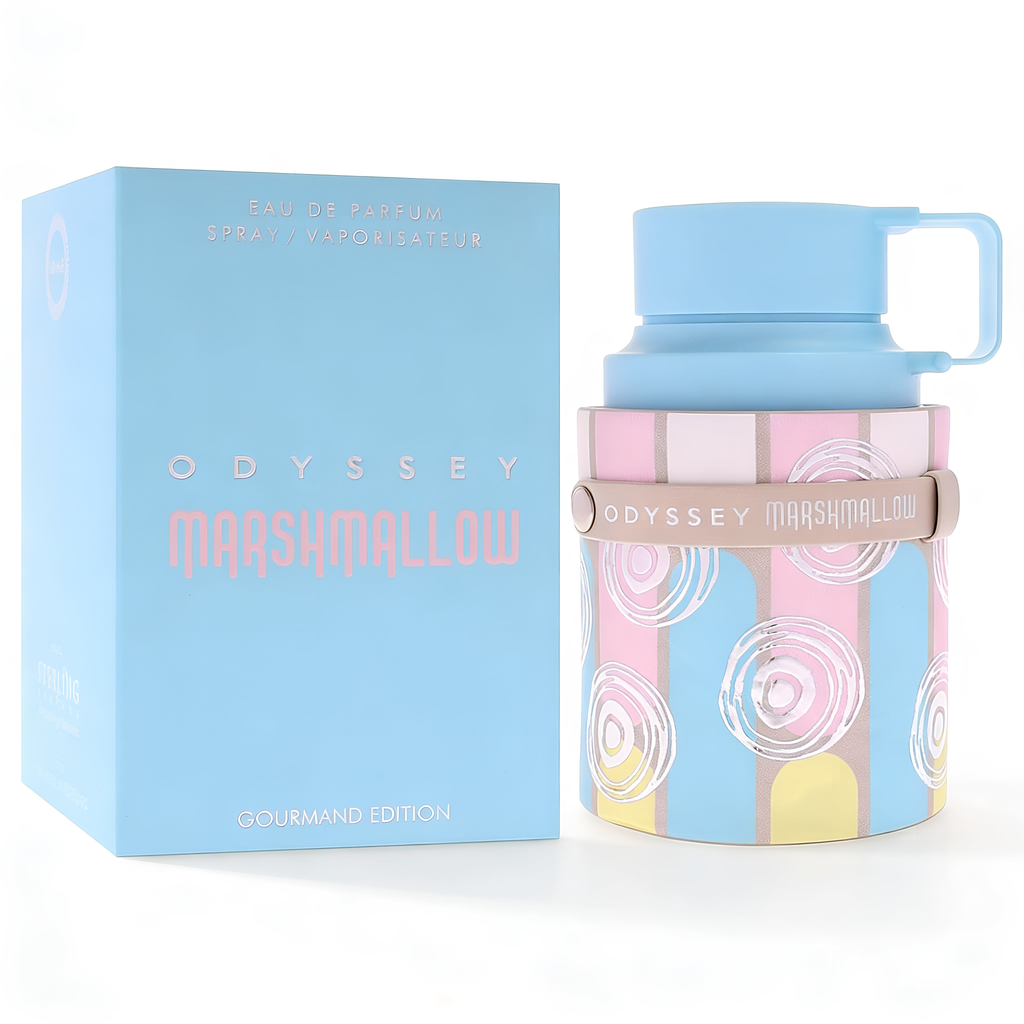 Armaf Odyssey Marshmallow Gourmand Edition Eau de Parfum Spray for Women 3.4 Ounce
