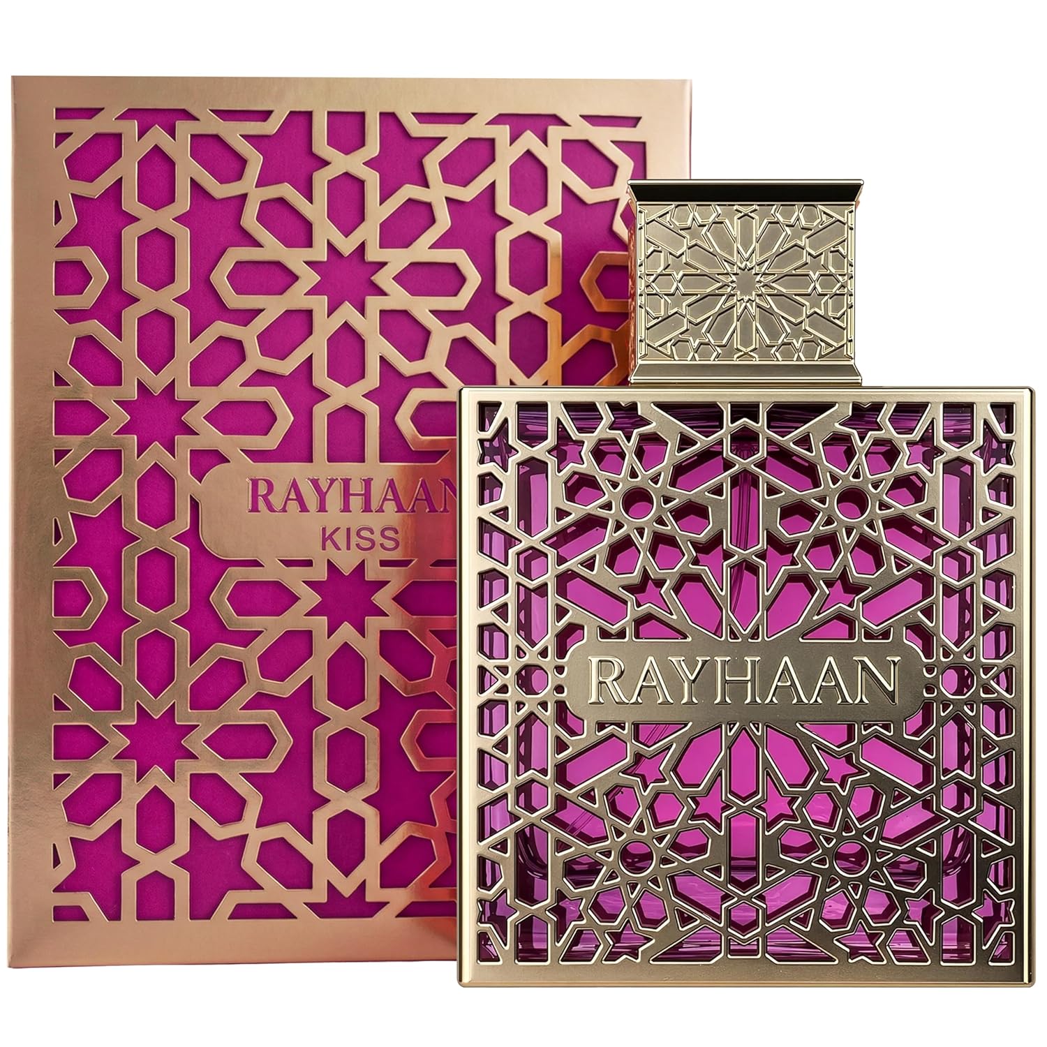 Rayhaan Kiss Eau de Parfum Spray for Women, 3.4 Ounce