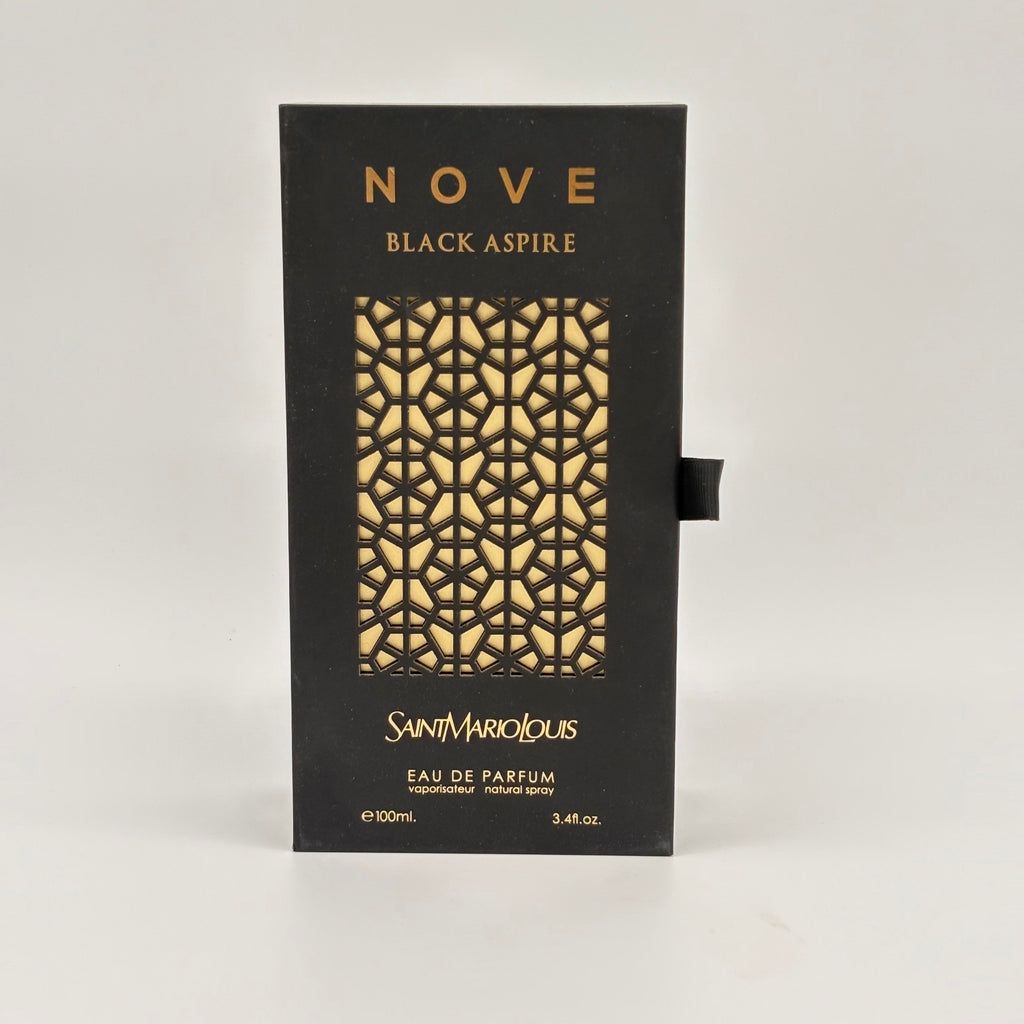 Saint Mario Louis Nove Black Aspire Eau De Parfum Spray For Unisex 3.4 Ounce