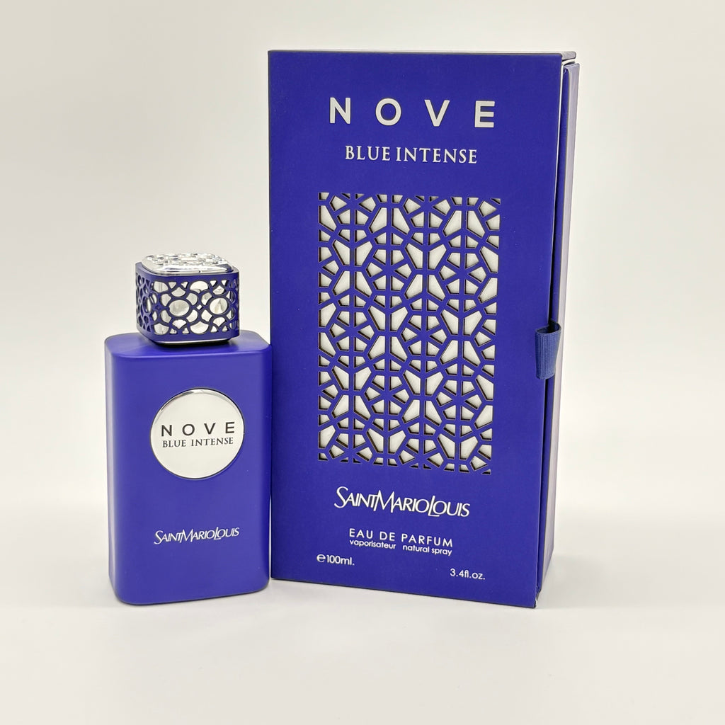Saint Mario Louis Nove Blue Intense Eau De Parfum Spray For Unisex 3.4 Ounce